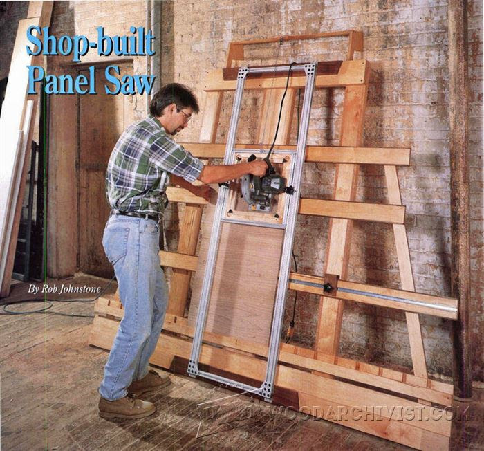 Vertical Panel Saw Plans • WoodArchivist