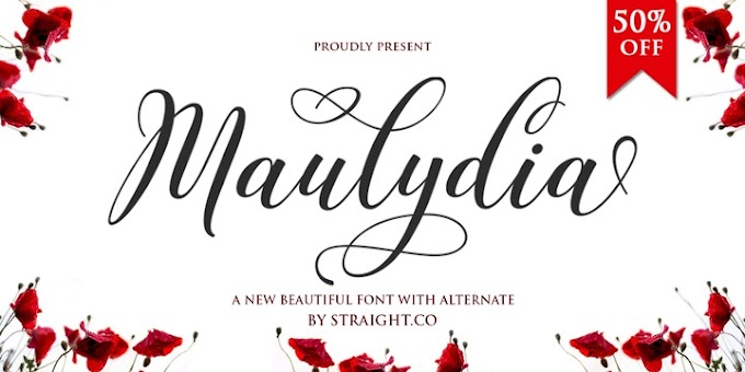 [aesgnvysvn] Download Maulydia Fonts Family From Straight.Co