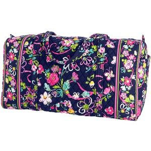 Vera Bradley Large Duffel Bag- but in petal paisley or plum crazy