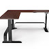 L Shaped Desk Dimensions / L shape walnut writing desk computer table with storage shelves.