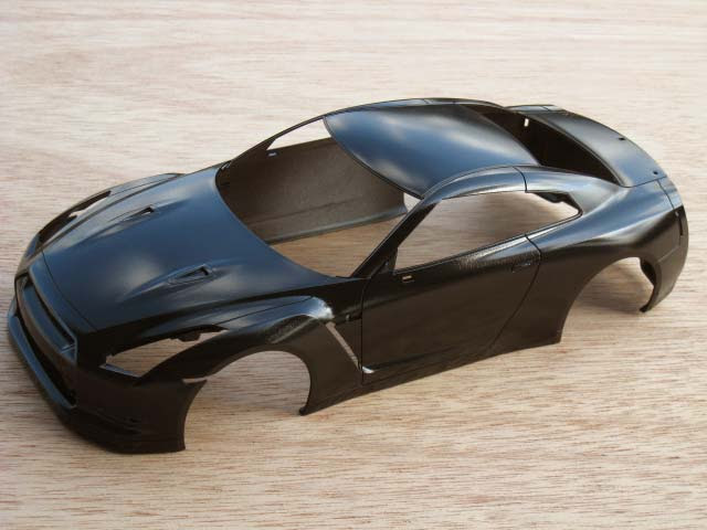 カーモデル バイクプラモデルの鏡面塗装方法