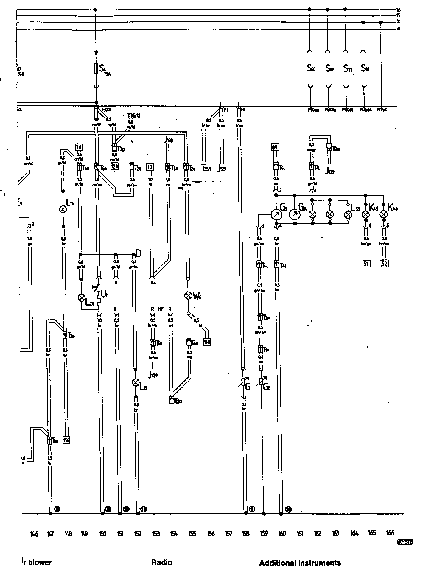 Audi Ur quattro 1985 Wiring Diagrams