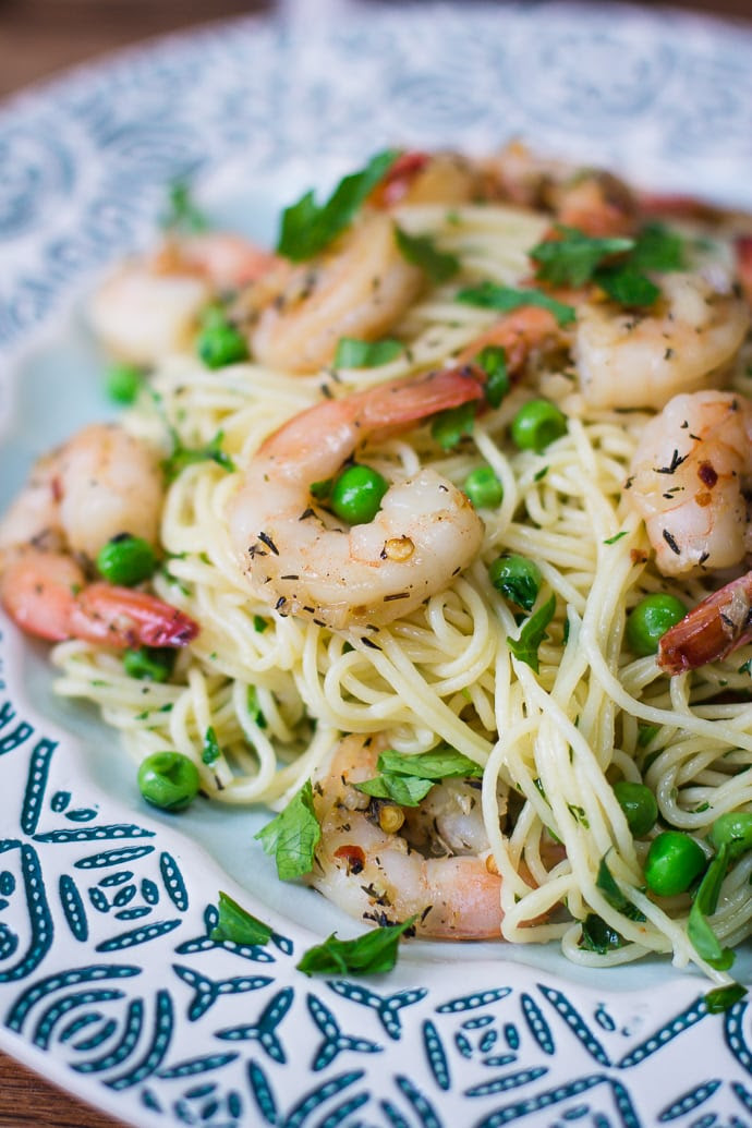 Garlic Buttered Shrimp Pasta | B. Britnell