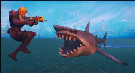 loot sharks fortnite   ride sharks  fortnite