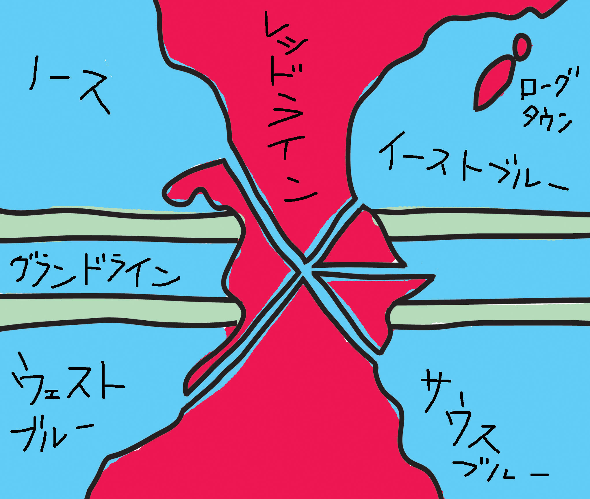 ワンピースの世界 地理 One Piece ワンピース 道場 アニメ 漫画 まにあ道 趣味と遊びを極めるサイト