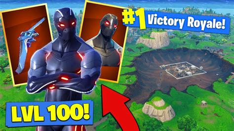 level  omega skin gameplay  fortnite battle