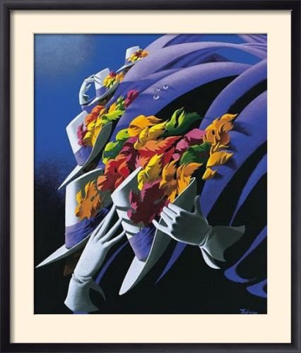 Framed Posters: - Claude Theberge L'Envol Framed Art Print (75 x 64 cm) 