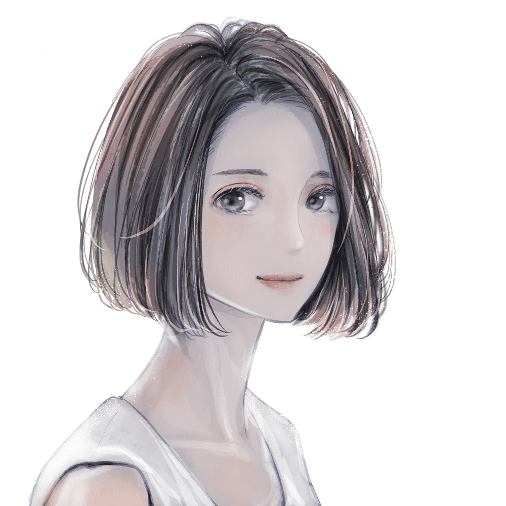 女の子イラスト ミカスケのお絵描き