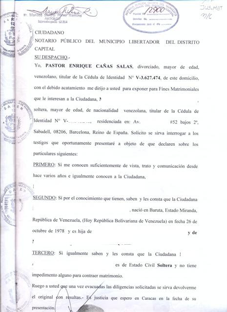 Como apostillar Carta o Constancia de Soltería en 