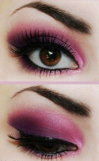 Gorgeous  purple eye make up #eyes #makeup #eyeshadow by dee
