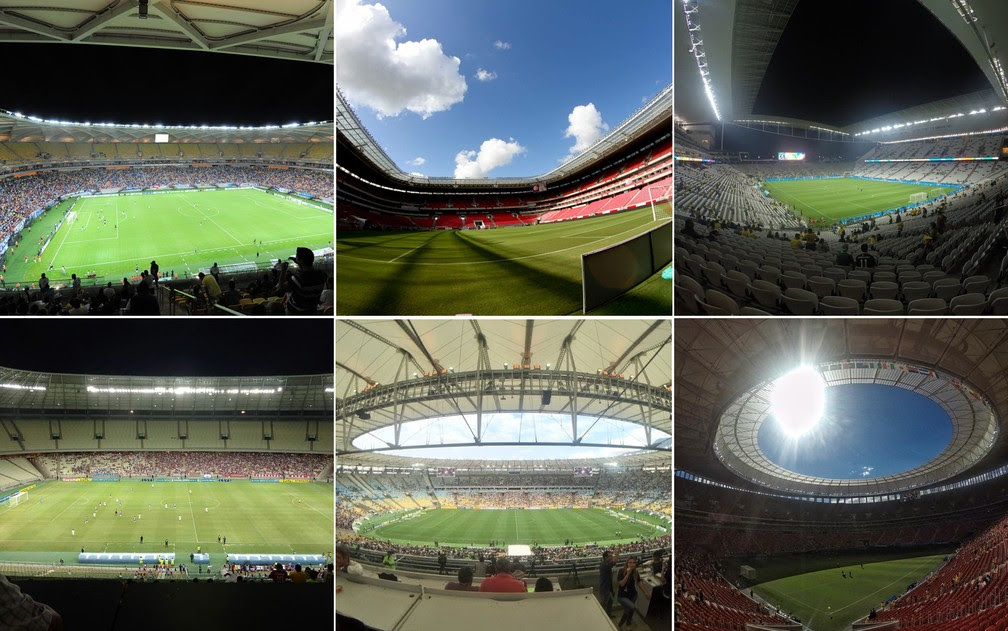 Estádios da Copa do Mundo com suspeita de irregularidades  (Foto: Secom/Pernambuco Press/GloboEsporte)