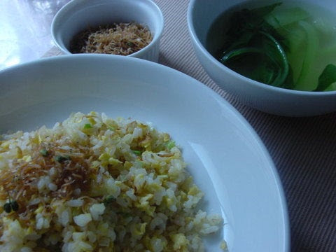 ちりめん山椒チャーハン 今日も美味しい一日 パスタでブランチ
