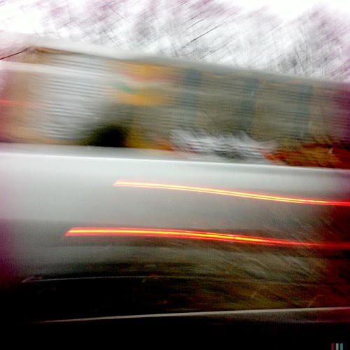 Car/Train Motion Abstract by Tom C. Frundle