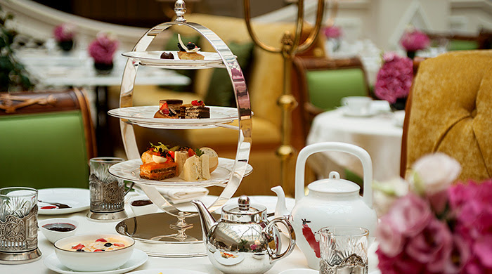День Святого Валентина в "чайной гостиной" Four Seasons Hotel Lion Palace St. Petersburg