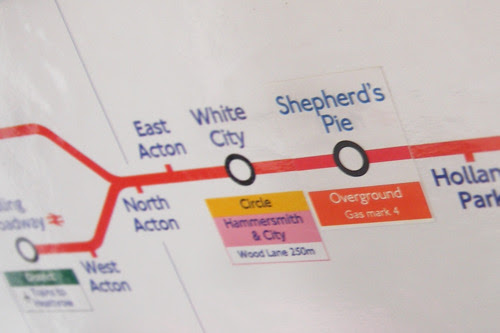  Shepherd's Pie from Stickers on the Central Line