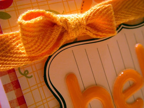 Hello Card Bow Detail