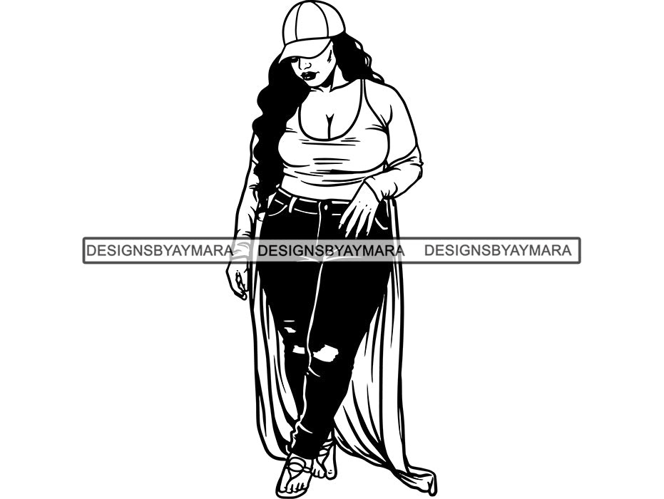 Free Free 206 Full Body Black Woman Svg Free SVG PNG EPS DXF File