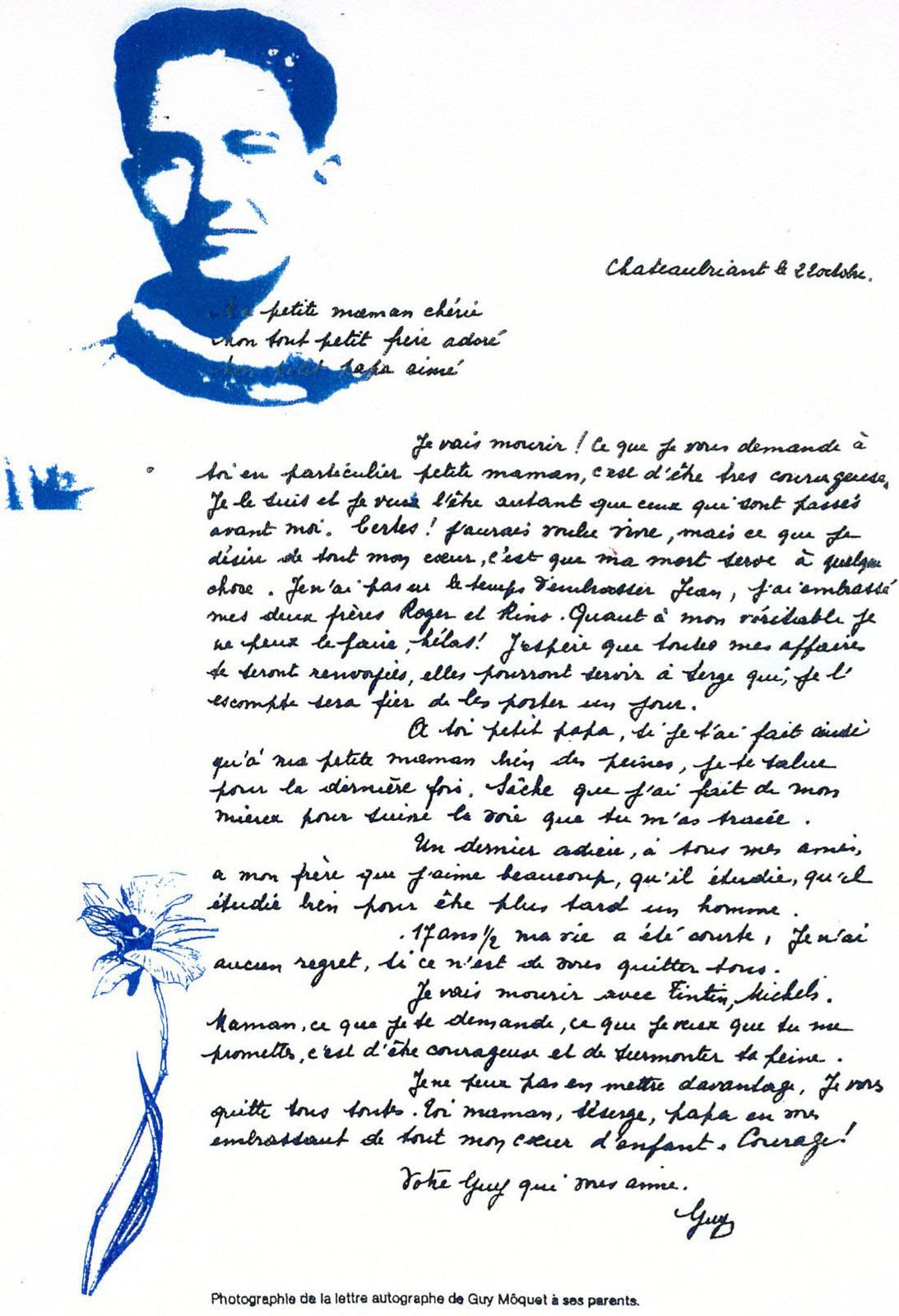 a helene seconde guerre mondiale lettre de son pere