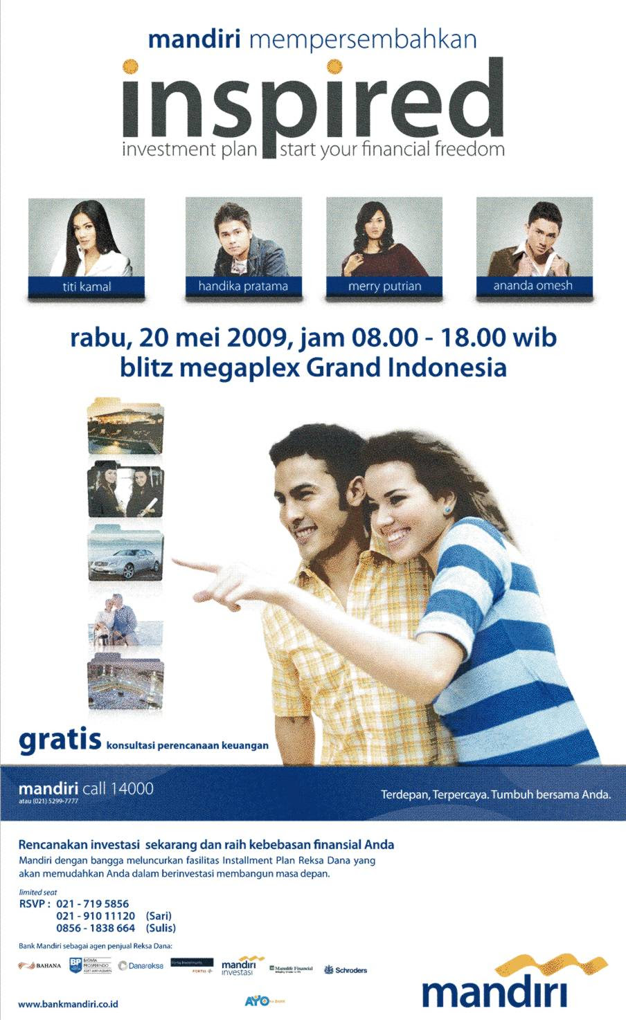 Undangan Investment Plan Day dari Bank  Mandiri  