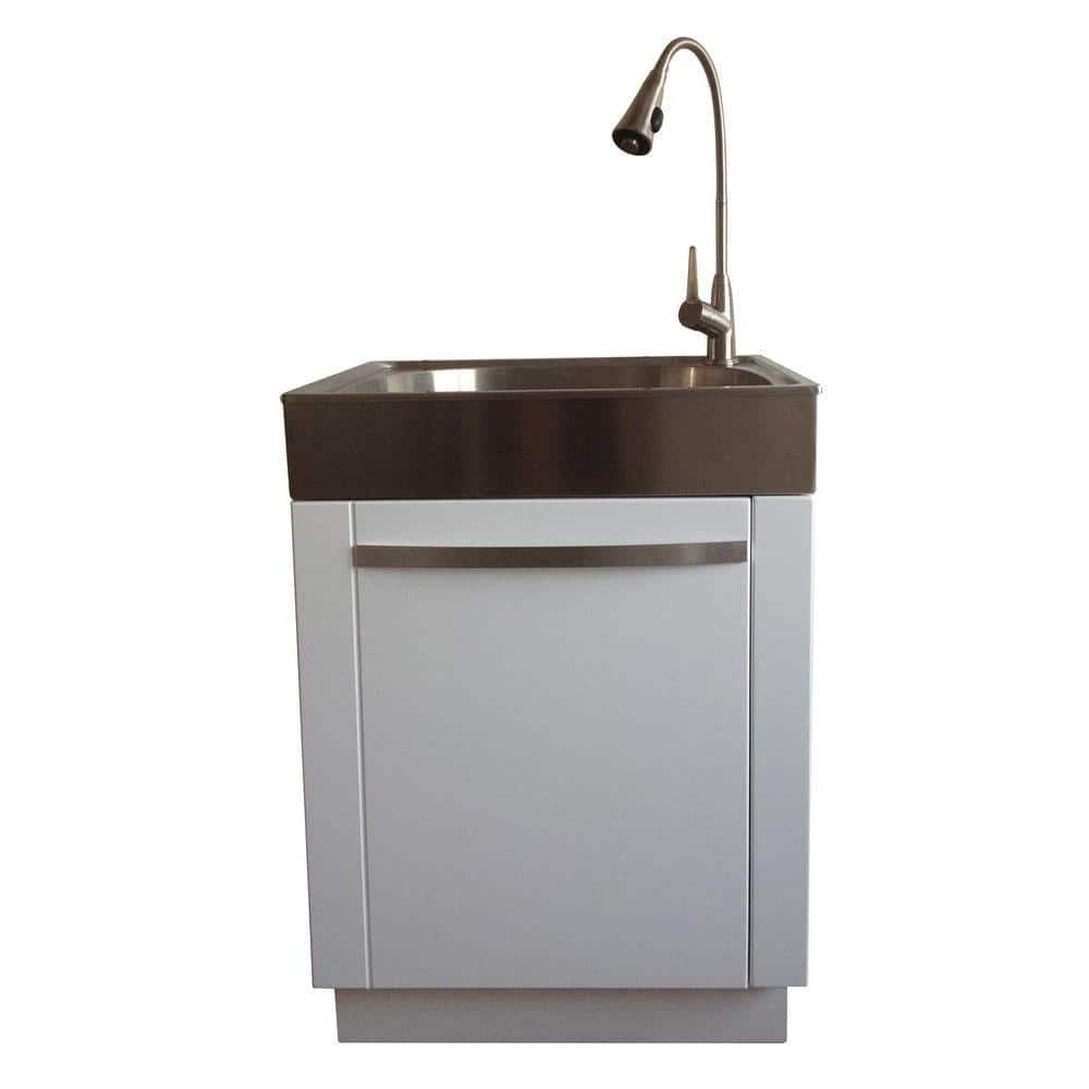 Presenza All-in-One 26 in. x 23 in. x 31 in. Stainless ...