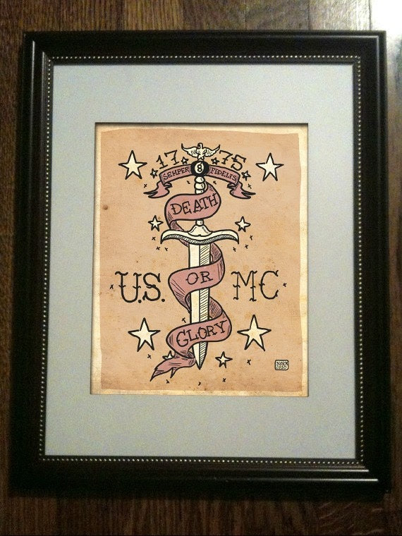 usmc tattoo. USMC TATTOO ART Limited