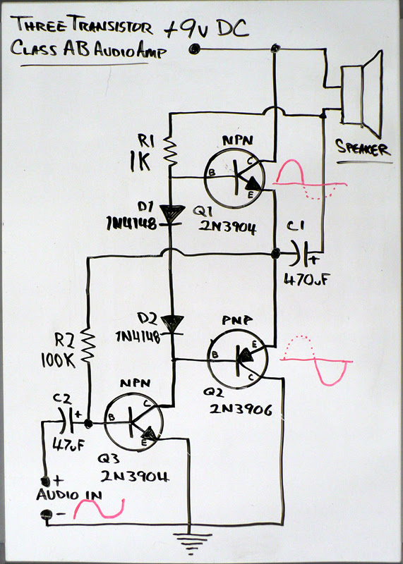 Class AB Audio Amplifier HACK A WEEK Class AB Audio Amplifier HACK A WEEK