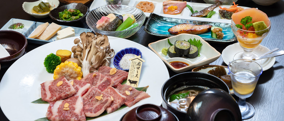 お食事 天然温泉白川郷の湯