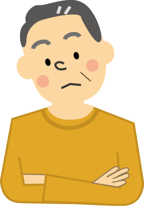 無料イラスト 人物 おじさんのイラスト3