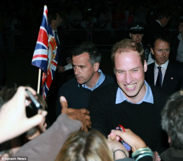 Znalezione obrazy dla zapytania prince william day before wedding
