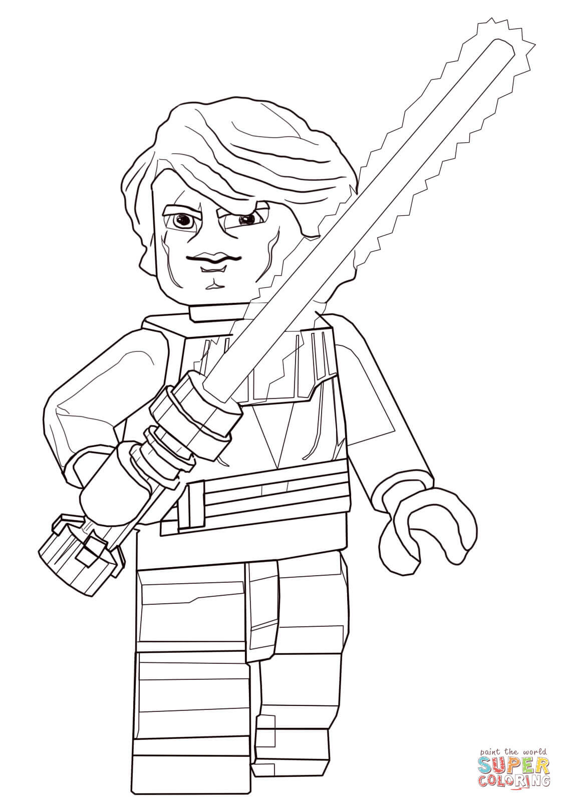 Image Coloriage star wars gratuit