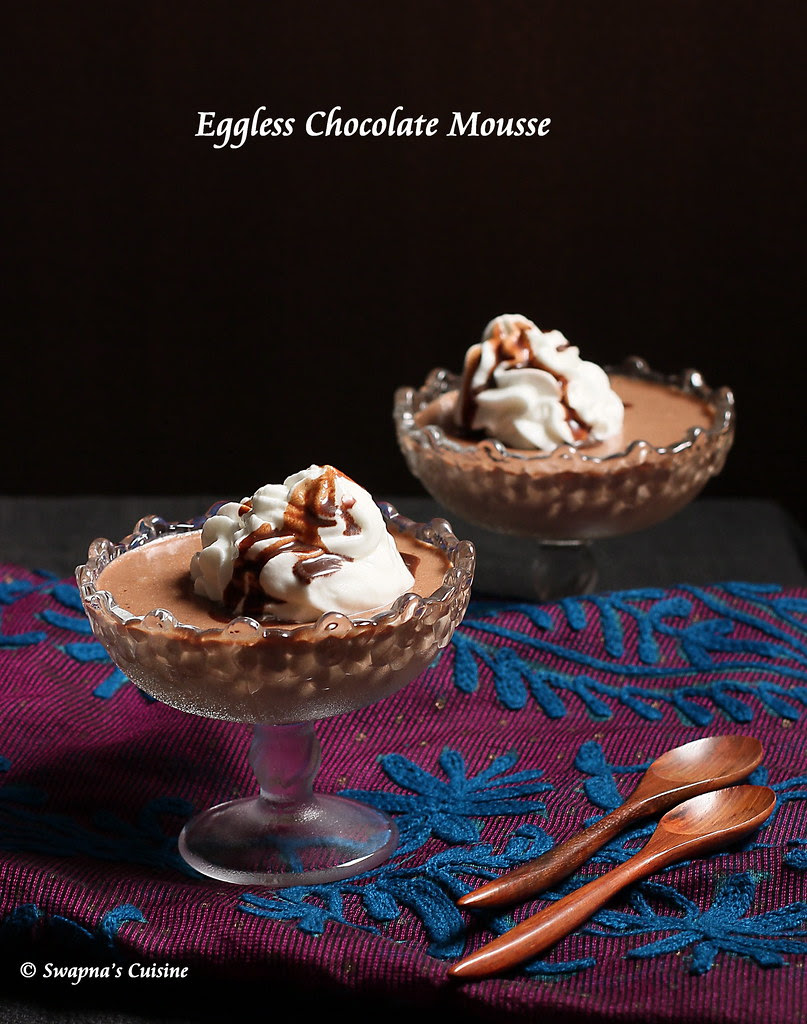 Eggless Chocolate Mousse Recipe