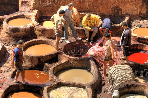 Fes tannery