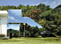 Marvelous Mirrored Gallery 'Disappears' into the Mountains - ARCHITECTURAL ILLUSIONS - Curbed National