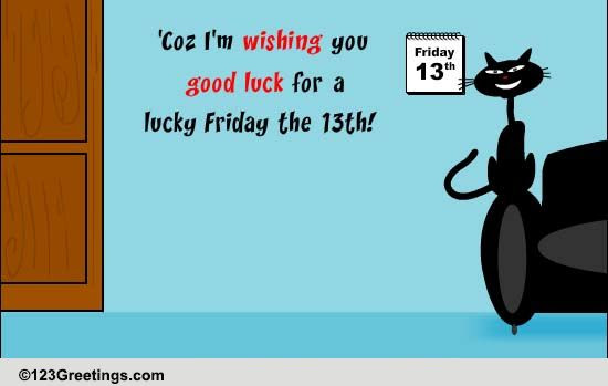 Lucky Friday The 13th Free Friday the 13th eCards 