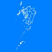九州地方 地図 白地図 データ 無料ダウンロード