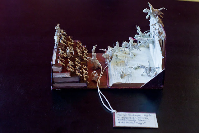 Mysterious paper sculptures