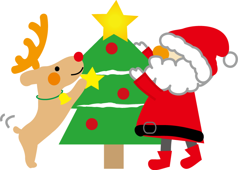 クリスマスのイラスト イラスト無料フリー素材 クリスマスツリー