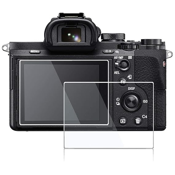 M.G.R.J® Tempered Glass Screen Protector for Sony alpha 1 a7II A7III a7SII a7SIII a7RII a7RIII a7RIV RX100VII RX100VI RX100V RX100IV RX100III RX100M2 A9II,ZV-E10 RX10IV, ZV-1 (Transparent)