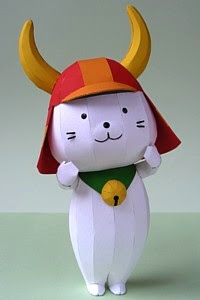 ご当地キャラ ペーパークラフト やまがらくんのペーパークラフト展示室