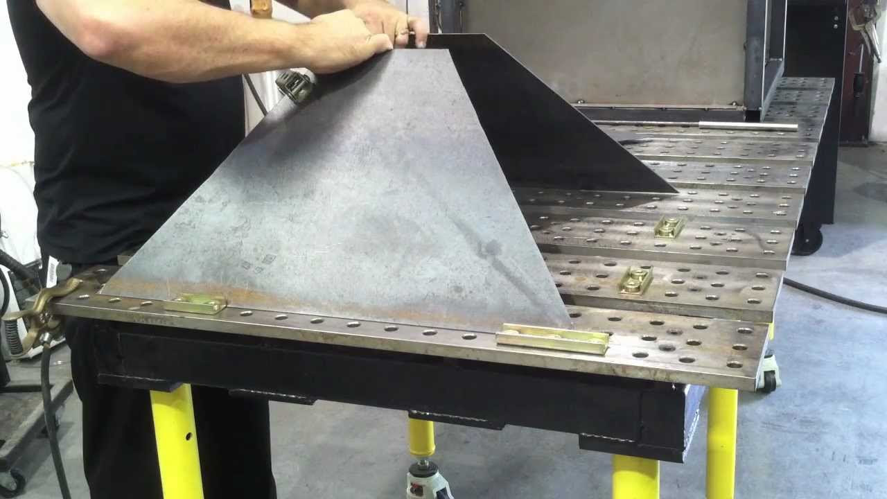 Plasma Cutting Table - DIY Downdraft Table using StrongHand Tools part1