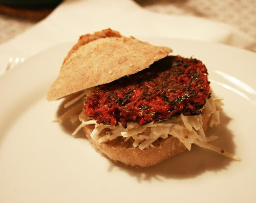 simple, yummy vege-burger