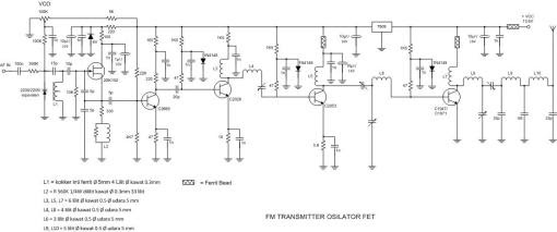 TX FM OSCILATOR DENGAN  fet
