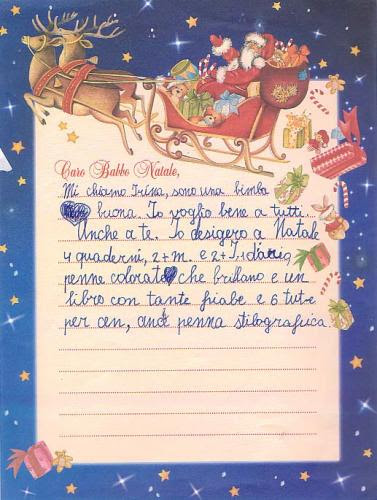 Tankersley blog: lettera a babbo natale