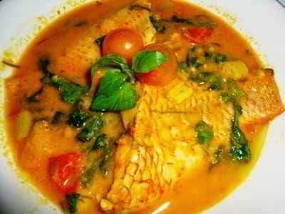 resep udang woku santan