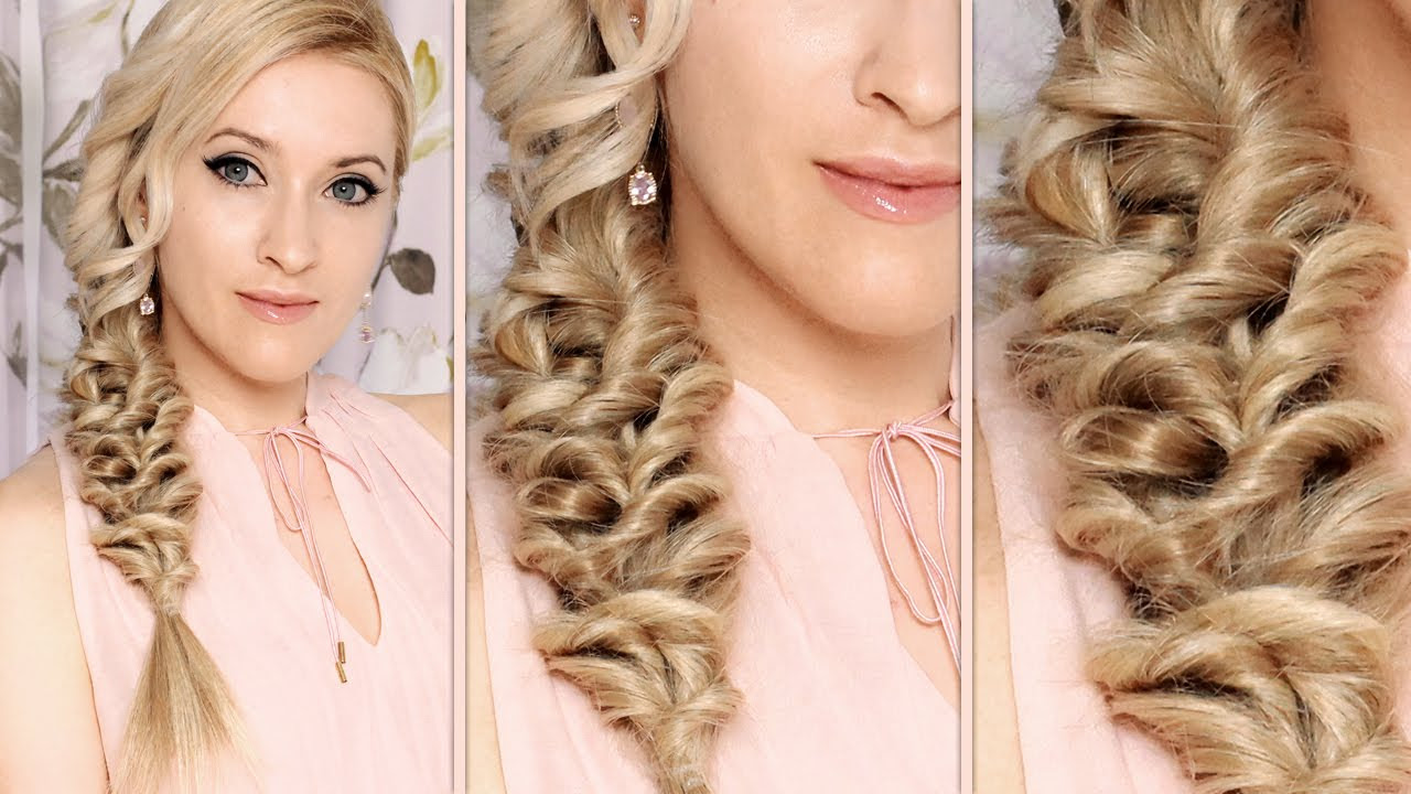 Mermaid braid hairstyle tutorial Everyday, medium/long 