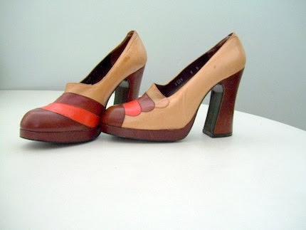 70s Go-Go RETRO SHOES spain sz 8B