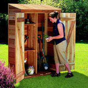 Garden Hutch, Cedar Garden Hutch, DIY Patio Hutch Plans ...