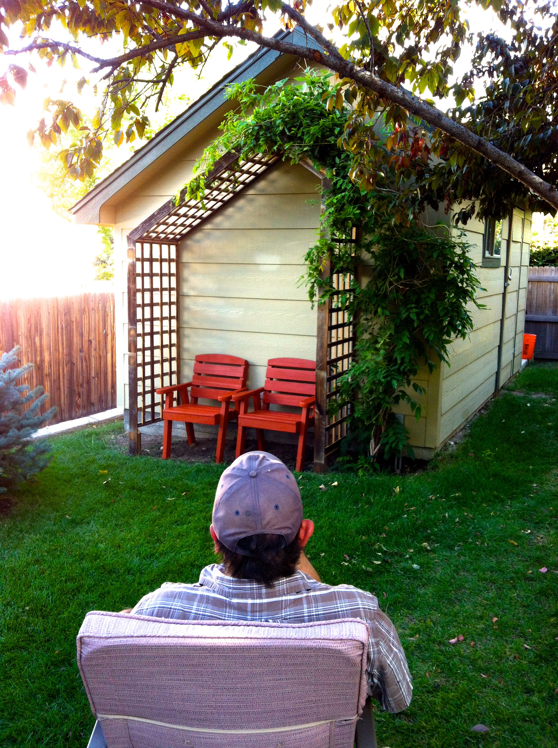 How To Build A Repurposed Lattice Arbor Using Cedar ...