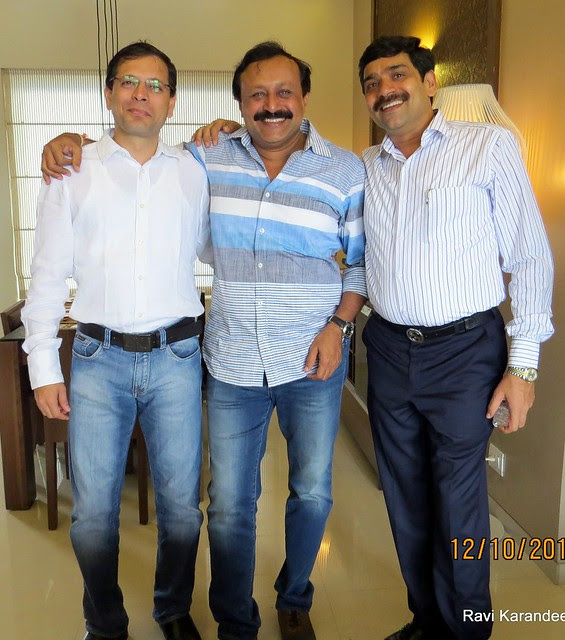 Mr. Kedar Vanjape, Kedar Vanjape Developers (www.kvdl.in), Mr. Abhijit Jadhav, Venkateshwara Realty (www.venkateshwara.net) & Mr. Shamkant Kotkar, Nandan Buildcon (www.nandanbuildcon.com) - Did you visit the 4 BHK show flat of Metro Jazz, oppos
