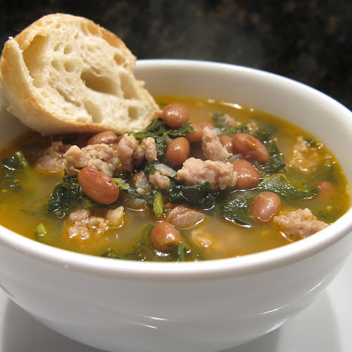 Sausage, Bean and Kale Soup